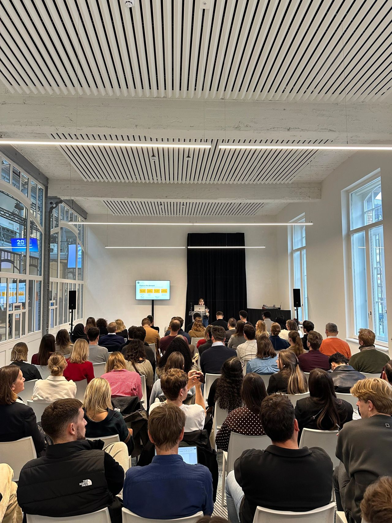Conference audience at The POD